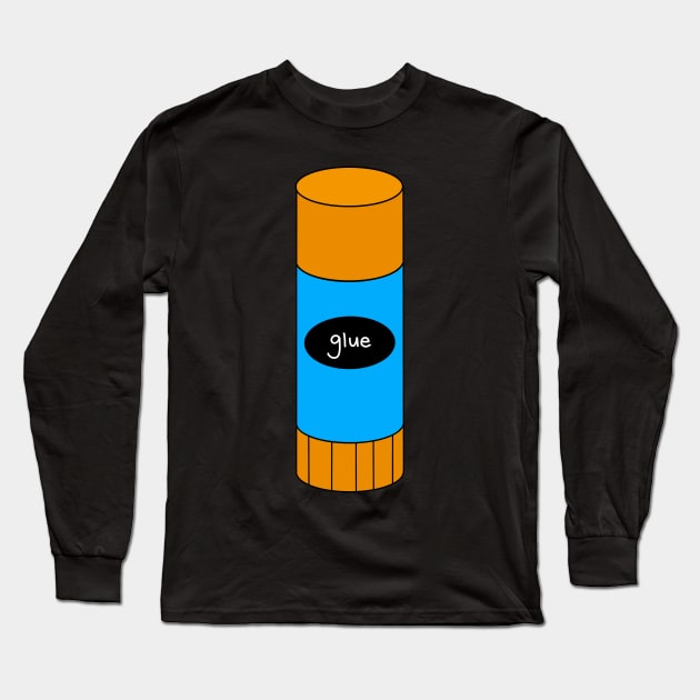 Glue Stick Clip Art Long Sleeve T-Shirt by Poohdlesdoodles